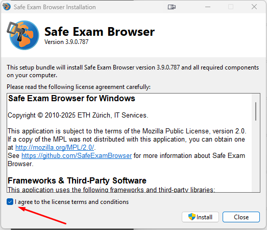 Οδηγός εγκατάστασης Safe Exam Browser